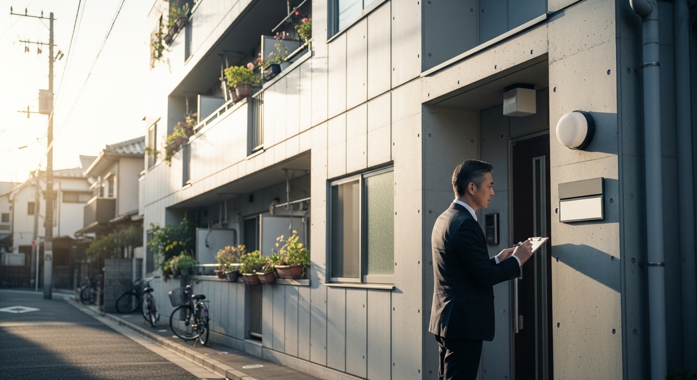 住宅の利用状況を確認する所在調査のイメージ