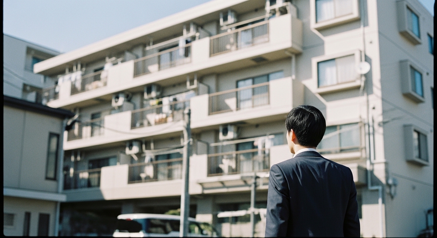 住宅の居住状況を確認する居住実態調査のイメージ